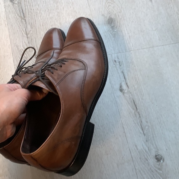 Gordon Rush Dillon leather Oxfords size 10.5 tan brown - Picture 8 of 14